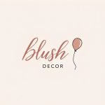 Blush Decor Party Designs and Gifts logo